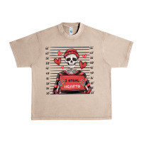French Oak i steal hearts skeleton valentine's day Urban Heavy Tee - MaliasSmallBusiness