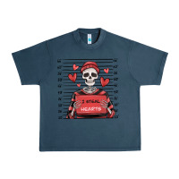 Midnight Navy i steal hearts skeleton valentine's day Urban Heavy Tee - MaliasSmallBusiness
