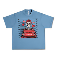 Pebble Blue i steal hearts skeleton valentine's day Urban Heavy Tee - MaliasSmallBusiness