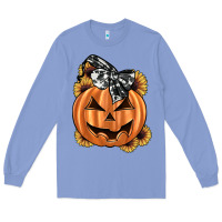 Colony Blue sunflower pumpkin Long Sleeve Tee - JahusDesignShop