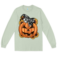 Matcha sunflower pumpkin Long Sleeve Tee - JahusDesignShop