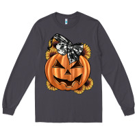 Smoke sunflower pumpkin Long Sleeve Tee - JahusDesignShop