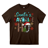 Chocolate Brown santa s favorite ho Heavy Core Tee - JahusDesignShop