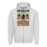 Dove Grey Being a dad is an honor being a pawpaw is priceless Zipper Hoodie - Bettercallsaul