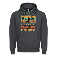 Smoke Being a dad is an honor being a pawpaw is priceless Zipper Hoodie - Bettercallsaul