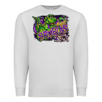 Dove Grey mardi saurus rex Premium Sweatshirt - CowGirlArtShop