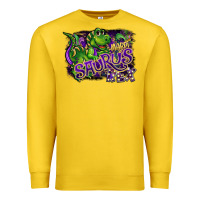 Lemon mardi saurus rex Premium Sweatshirt - CowGirlArtShop