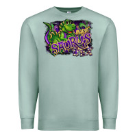 Seafoam mardi saurus rex Premium Sweatshirt - CowGirlArtShop