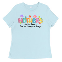 Baby Blue mothers are like flower Ladies Tee - JahusDesignShop