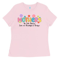 Bubblegum Pink mothers are like flower Ladies Tee - JahusDesignShop