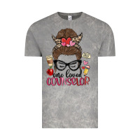 Cloud Rock messy bun one loved counselor Vintage Tee - MaliasSmallBusiness