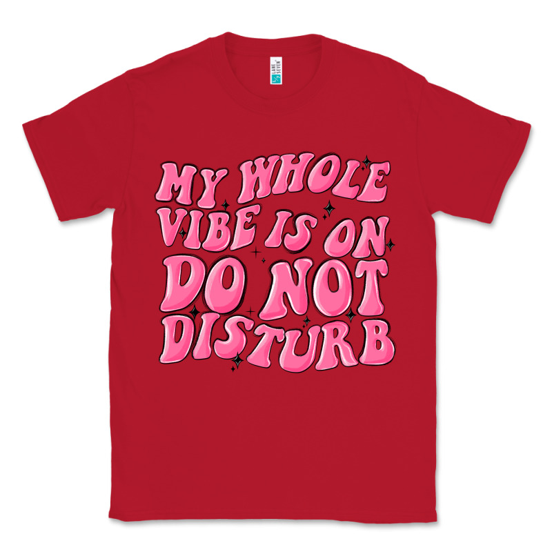 My Whole Vibes On Do Not Disturb Classic Tee by MaliasSmallBusiness | Teevron