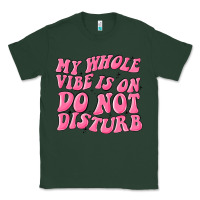 Sports Green my whole vibes on do not disturb Classic Tee - MaliasSmallBusiness
