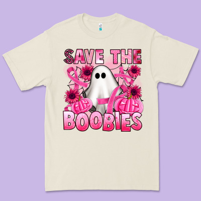 Save The Boobies Premium Tee Designed By Artiststas