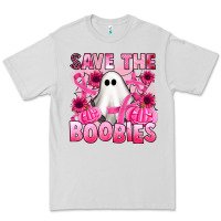 Dove Grey save the boobies Premium Tee - Artiststas