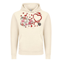 Vintage Artic valentine's day stethoscope Vintage Hoodie - MaliasSmallBusiness