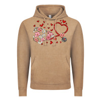 Vintage Coffee valentine's day stethoscope Vintage Hoodie - MaliasSmallBusiness
