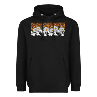 Black cowhide leopard daisies Heavyweight Hoodie - TumblerDesignByShophia