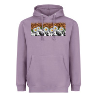 Lavender cowhide leopard daisies Heavyweight Hoodie - TumblerDesignByShophia