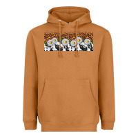 Meerkat cowhide leopard daisies Heavyweight Hoodie - TumblerDesignByShophia