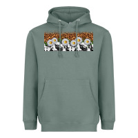 Sage cowhide leopard daisies Heavyweight Hoodie - TumblerDesignByShophia