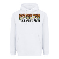 White cowhide leopard daisies Heavyweight Hoodie - TumblerDesignByShophia