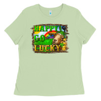 Matcha happy go lucky goat Ladies Tee - RanaPortraitStore