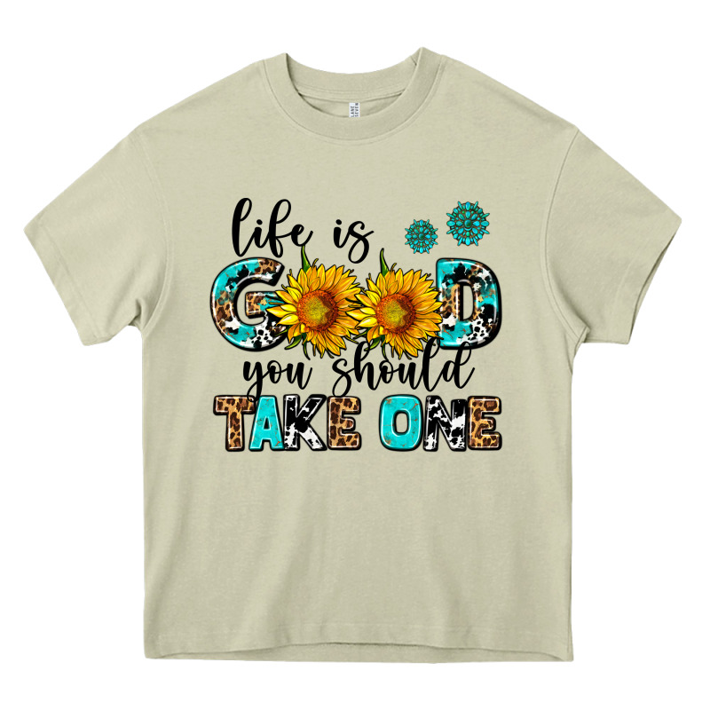 Life Is Good You Should Get One Heavy Core Tee by AdoDesignShop | Teevron