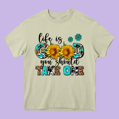 Life Is Good You Should Get One Heavy Core Tee Designed By Adodesignshop