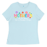 Baby Blue mothers are like flower Ladies Tee - JahusDesignShop