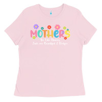 Bubblegum Pink mothers are like flower Ladies Tee - JahusDesignShop