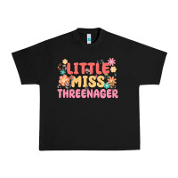 Black little miss threenager Urban Heavy Tee - MaliasSmallBusiness