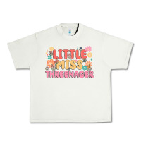 Pistachio little miss threenager Urban Heavy Tee - MaliasSmallBusiness