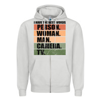 Dove Grey Person Woman Man Camera Tv Zipper Hoodie - Bettercallsaul