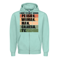 Seafoam Person Woman Man Camera Tv Zipper Hoodie - Bettercallsaul