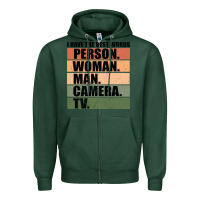 Sports Green Person Woman Man Camera Tv Zipper Hoodie - Bettercallsaul