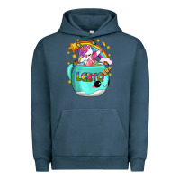 Pigment Midnight Navy LGBTQ Unicorn And Narwhal Mug Urban Hoodie - BundleAndBundleShop