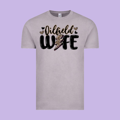 Oilfield Wife Vintage Tee Designed By Maliassmallbusiness