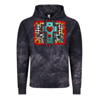 Cloud Black Christmas cross with background Vintage Hoodie - Jasminsmagicworld