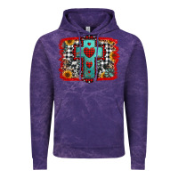 Cloud Purple Christmas cross with background Vintage Hoodie - Jasminsmagicworld
