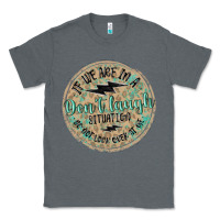 Charcoal Heather if we are in a don't laugh situation Classic Tee - MaliasSmallBusiness