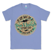Colony Blue if we are in a don't laugh situation Classic Tee - MaliasSmallBusiness