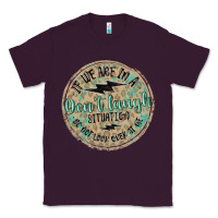 Plum if we are in a don't laugh situation Classic Tee - MaliasSmallBusiness