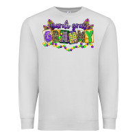 Dove Grey mardi gras grammy Premium Sweatshirt - CowGirlArtShop