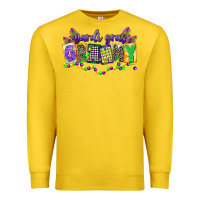 Lemon mardi gras grammy Premium Sweatshirt - CowGirlArtShop