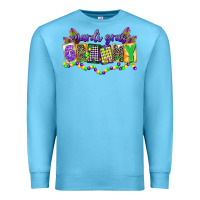 Ocean Blue mardi gras grammy Premium Sweatshirt - CowGirlArtShop