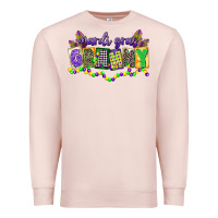 Pale Pink mardi gras grammy Premium Sweatshirt - CowGirlArtShop