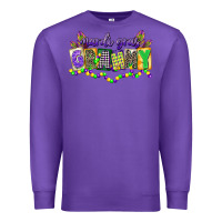 Purple mardi gras grammy Premium Sweatshirt - CowGirlArtShop