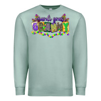 Seafoam mardi gras grammy Premium Sweatshirt - CowGirlArtShop