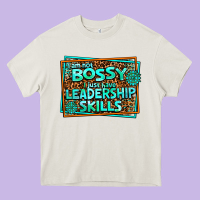 I Am Not Bossy I Just Have Leadership Skills Heavy Core Tee Designed By Adodesignshop